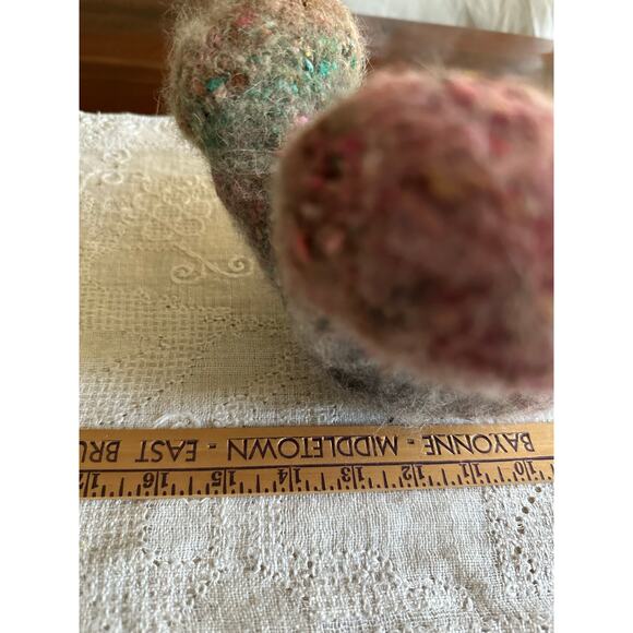 Stuffed animal needle-felted rabbit unique wool alpaca boho gift bunny handmade - Picture 15 of 16